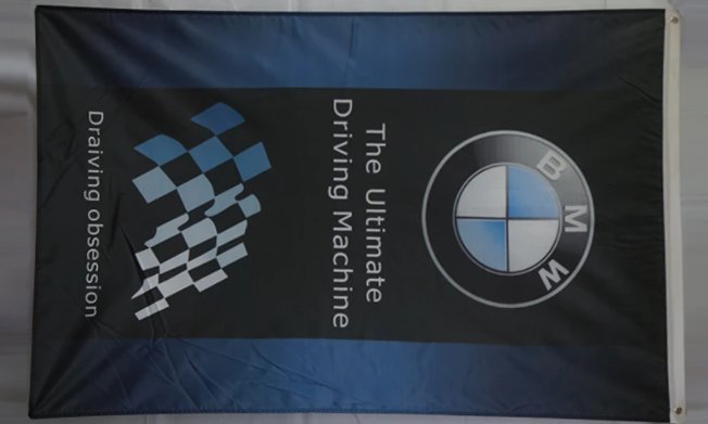BMW Motorsport Flag 3X5 Ft Polyester Banner USA 90x150cm