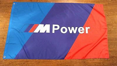BMW M Series Car Racing Blue Red Flag 3X5 Ft Polyester Banner USA 90x150cm