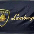 Lamborghini Car Racing Black Flag  3X5 Ft Polyester Banner USA 90x150cm
