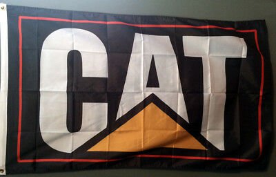 Caterpillar Racing Sport Logo Flag 3X5 Ft Polyester Banner USA 90x150cm