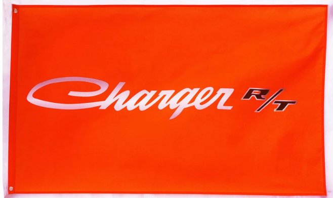 Dodge Flag Charger RT Orange 3X5 Ft Polyester Banner USA 90x150cm