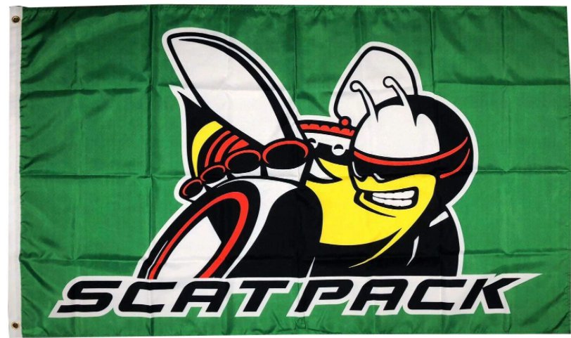Dodge Scat Pack Challenger Super Bee Charger Dart Flag 3X5 Ft Polyester Banner USA 90x150cm