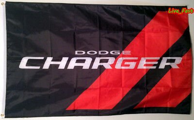 Dodge  Charger Red Flag 3X5 Ft Polyester Banner USA 90x150cm