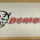 Dodge Demon SRT White Flag 3X5 Ft Polyester Banner USA 90x150cm