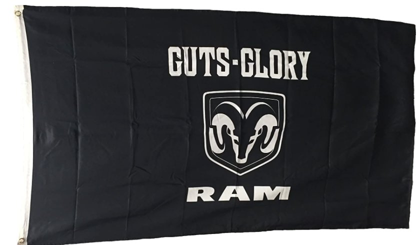 Dodge Guts Glory Flag 3X5 Ft Polyester Banner USA 90x150cm