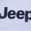 Jeep White Flag 3X5 Ft Polyester Banner USA 90x150cm