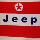 Jeep Red White And Blue Flag 3X5 Ft Polyester Banner USA 90x150cm