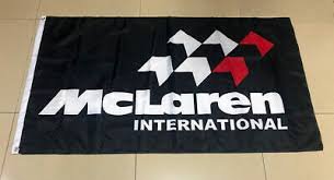 Mclaren Flag White Red 3X5 Ft Polyester Banner USA 90x150cm