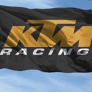 KTM Flag Black 3X5 Ft Polyester Banner USA 90x150cm
