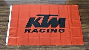 KTM Racing Banner 3x5 Feet 90x150cm