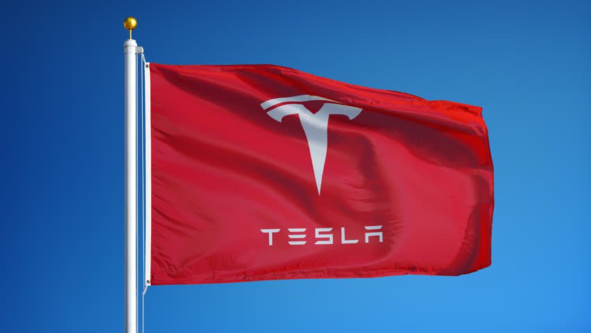Tesla Flag 3X5 Ft Polyester Banner USA 90x150cm