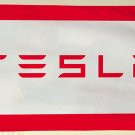 Tesla Flag Car Racing Red White 3X5 Ft Polyester Banner USA 90x150cm