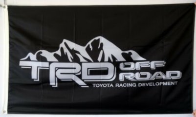 Toyota TRD Off Road Flag Racing Development Car Flag 3X5 Ft Polyester Banner USA 90x150cm