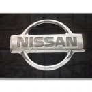 Nissan Car Flag Black 3X5 Ft Polyester Banner USA 90x150cm