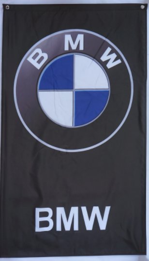 BMW Flag Vertical 3X5 Ft Polyester Banner USA 90x150cm