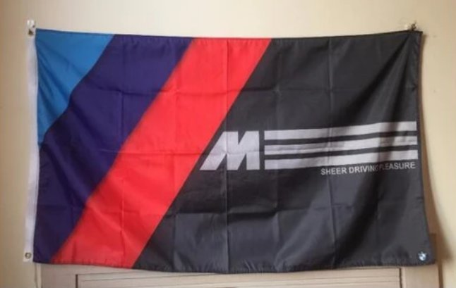 BMW Car Logo Flag 3X5 Ft Polyester Banner USA 90x150cm