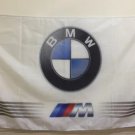 BMW Car Flag White 3X5 Ft Polyester Banner USA 90x150cm