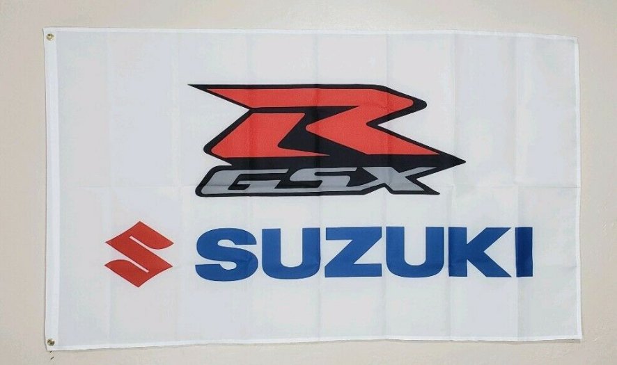 Suzuki GSXR Racing Flag 3X5 Ft Polyester Banner USA 90x150cm