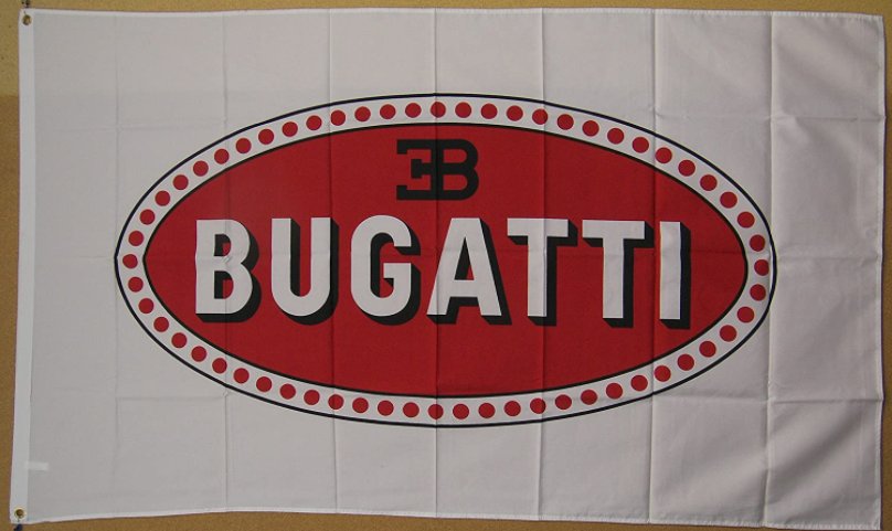 Bugatti Car Flag 3X5 Ft Polyester Banner USA 90x150cm