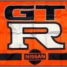 Nissan GTR Flag Orange 3X5 Ft Polyester Banner USA 90x150cm