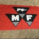 Massey Ferguson White Red Flag 3X5 Ft Polyester Banner USA 90x150cm