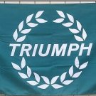 Triumph Motorcycle Flag Green 3X5 Ft Polyester Banner USA 90x150cm