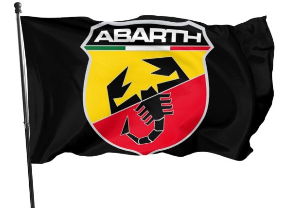 Abarth Racing Flag 3X5 Ft Polyester Banner USA 90x150cm