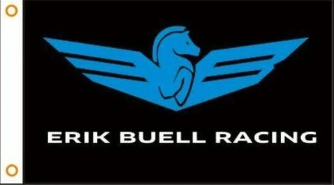 Erik Buell Motorcycles Black Flag 3X5 Ft Polyester Banner USA 90x150cm