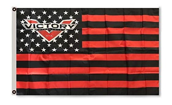 Victory Motorcycle USA Flag 3X5 Ft Polyester Banner USA 90x150cm