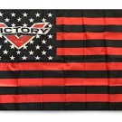 Victory Motorcycle USA Flag 3X5 Ft Polyester Banner USA 90x150cm