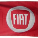 Fiat Red Flag 3X5 Ft Polyester Banner USA 90x150cm