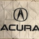 Acura Sport Racing White Flag 3X5 Ft Polyester Banner USA 90x150cm
