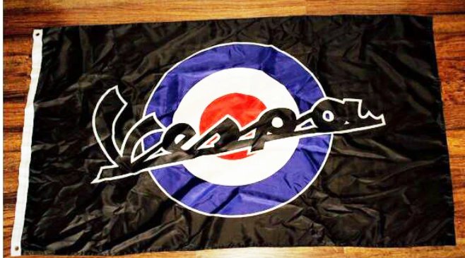 Vespa Motor Flag3X5 Ft Polyester Banner USA 90x150cm