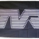 TVR Black Flag 3X5 Ft Polyester Banner USA 90x150cm