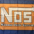 Nos Flag Nitrous Oxide Systems Banner Drag Racing Car 3X5 Ft Polyester Banner USA 90x150cm