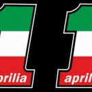 2 Aprilia No1 Motorcycle Flag 3X5 Ft Polyester Banner USA 90x150cm