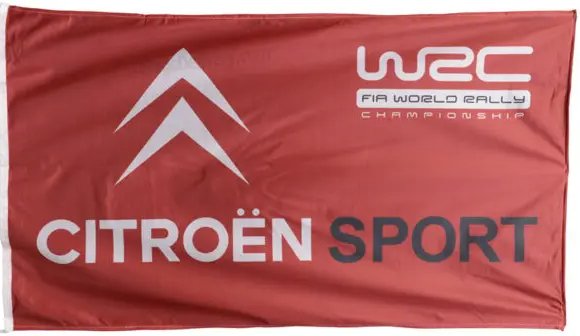 Citroen Car Red Flag 3X5 Ft Polyester Banner USA 90x150cm