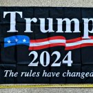 Donald Trump Flag 2024 Don Jr Black Zag USA Army Sign Poster 3x5ft
