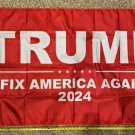 Donald Trump Flag 2024 Don Jr Fix America Red Army USA Sign 3x5ft