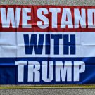 Donald Trump Flag Don Jr Ivanka We Stand Block USA 2024 Sign 3x5ft