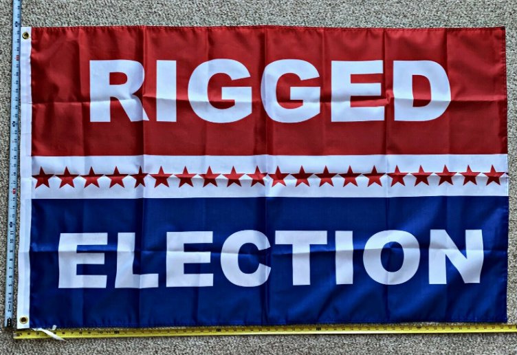 Donald Trump Flag Don Jr Ivanka Rigged Election RBS 2024 Sign 3x5ft