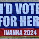 Ivanka Trump Flag Donald 2024 Don Jr I'd Vote USA Sign Poster 3x5ft
