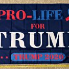 Donald Trump Flag Trump 2020 Pro Life Ribbon Guns Sign Poster 3x5ft 2024