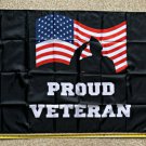 Donald Trump Flag Proud Veteran Black Cops USA Sign Poster 3x5ft 2024