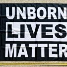Unborn Lives Matter 2024 Trump Biden Equality Pro Life Choice Sign 3x5ft