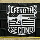 Donald Trump Flag Defend The Second Guns God USA Sign Poster 3x5ft