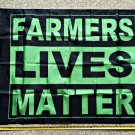 American Flag 2024 Farmers Lives Matter Block Trump USA Sign Poster 3x5ft