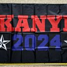 Kanye West Flag Biden Bernie Kanye 2024 Trump USA Sign Poster 3x5ft