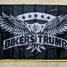 Donald Trump Flag 2024 Bikers For Trump Bird Navy Sign Poster 3x5ft