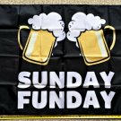 Beer Flag 2024 Sunday Funday USA Busch Light Bud Trump Sign Poster 3x5ft